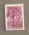 Stamps Hungary -  Estudiantes de química