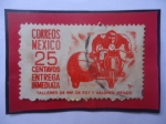Stamps Mexico -  Correo de Mexico - Entrega Inmediata . Sello de 25 Ctvos .Año 1950
