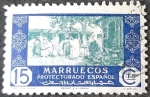 Stamps Spain -  Marruecos español. Comercio