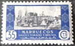 Stamps Spain -  Marruecos español. Comercio