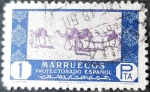 Stamps Spain -  Marruecos español. Comercio