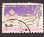 Stamps Pakistan -  Instrumental medico