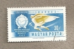 Stamps : Europe : Hungary :  Icaro y emblema del aeroclub