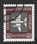 Stamps : Europe : Germany :  C4 - Avión (DDR)