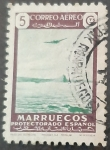 Stamps Spain -  Marruecos español. Paisajes aéreos