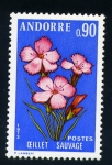 Stamps Andorra -  serie- Flores silvestre