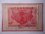 Sellos de America - Nicaragua -  Rotary International - 50°Aniversario (1905-1955)-Sello de 40 Ctvs.Año 1955
