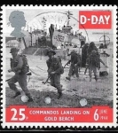 Stamps United Kingdom -  día D