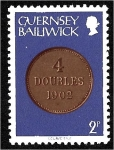 Stamps United Kingdom -  Monedas, moneda de cuatro dobles, 1902