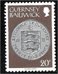 Stamps United Kingdom -  Monedas, veinticinco peniques, 1972