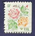 Stamps United States -  Rosas