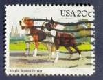 Stamps United States -  Perros
