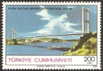 Stamps Asia - Turkey -  inauguracion puente fatih sultan mehmet