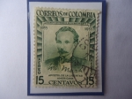 Stamps Colombia -  José Martí (1853/95)-Primer Cent. de su Nacimiento (1853-1953)-Apóstol de la Libertad Americana.