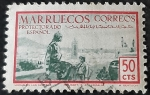 Stamps Spain -  Marruecos español. Tipos indígenas