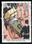 Stamps United Kingdom -  ambulancia