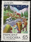 Stamps Andorra -  EUROPA   - Cuentos y Leyendas -  La osa y los contrabandistas