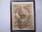 Stamps Colombia -  San Ignacio de Loyola (1491-1556) Militar y Religioso Español-4°Centenario de su Muerte (1556-1956)