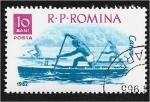 Stamps Romania -  Deportes en barco, Piragüismo