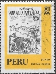 Stamps : America : Peru :  Calendario Inca