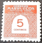 Stamps : Europe : Spain :  Marruecos español. Cifras