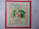 Sellos de America - Colombia -  Curuba- Passiflora Mollissima- Flor de la Pasión- Serie Flores- Sello de 5 Ctvs. Año 1962