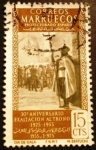 Stamps Spain -  Marruecos español. 30º Aniversario de la Exaltación al trono de S.A. el Jalifa