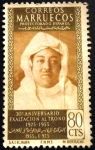 Stamps Spain -  Marruecos español. 30º Aniversario de la Exaltación al trono de S.A. el Jalifa
