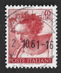 Stamps Italy -  820 - Escultura de Miguel Ángel