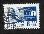 Stamps : Europe : Russia :  Modern Communications