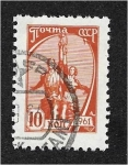 Stamps Russia -  Escultura 