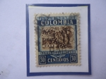 Stamps Colombia -  Café - Serie: Recursos Nacionales - Sello de 30 Ctvs. Año 1932.