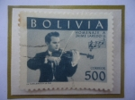 Stamps Bolivia -  Jaime Laredo-Violinista - Homenaje al Violinista de Cochabamba.