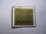 Stamps Bolivia -  Puerta del Sol- Sobrestampación de Bs 600 sobre Bs 22 1/2Cts. en sello del Año 1925.