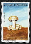 Stamps : Africa : S�o_Tom�_and_Pr�ncipe :  Hongos 1988, Psalliota bispora