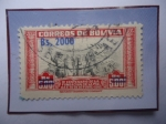 Stamps Bolivia -  IV Centenairo de la Fundación de la Paz (1548-1948) por Capitán Español:Alonso de Mendoza