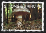 Sellos de Africa - Santo Tom y Principe -  Hongos 1992, Amanita Spissa