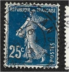 Stamps France -  Semeuse fondo sólido, Semeuse camée