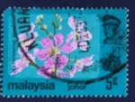 Sellos del Mundo : Asia : Malasia : Flores