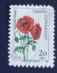 Stamps Turkey -  Flores