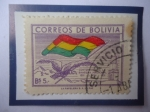 Sellos de America - Bolivia -  Centenario de la Bandera Nacional (1851-15-Nov-1951)