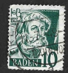 Stamps Germany -  5N3 - Hans Baldung (Ocupación Francesa)