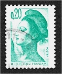 Stamps France -  Liberté de Gandon