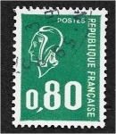 Sellos de Europa - Francia -  Marianne type Bequet (1 strip phosphorus)