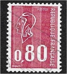 Sellos de Europa - Francia -  Marianne type Bequet (3 strips phosphorus)