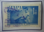 Stamps Panama -  Rehabilitación de Menores - Sello de 1 Centésimo de Balboa. Año 1961.