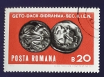 Stamps Romania -  Monedas