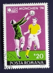 Stamps : Europe : Romania :  Futbol