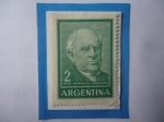 Stamps Argentina -  DSomingo Fautino Sarmiento (1811/88)-Presidente (1862/64)- Militar, Escritor.