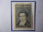 Stamps Argentina -  Marco María de Avellaneda(1813-1841)-Centenario de Su Nacimiento (1841-1941) Gobernador de Tucumán- 